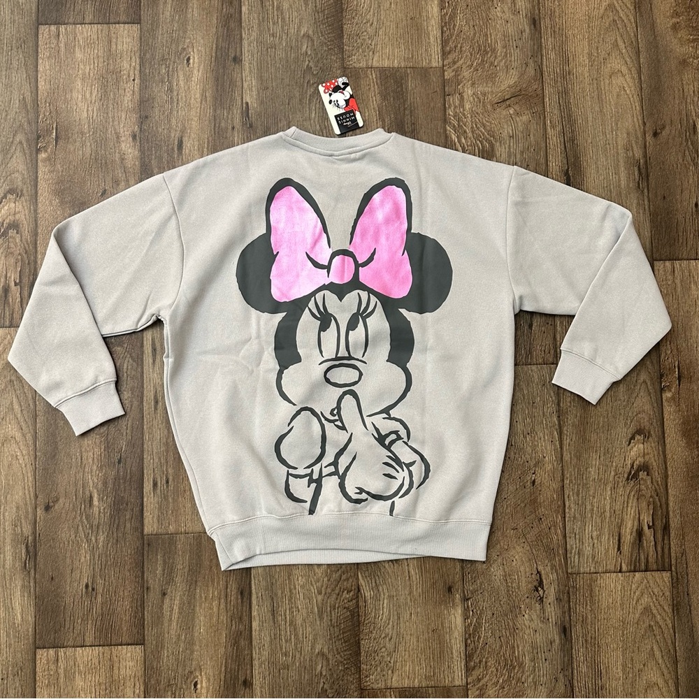 Disney Maternity Mom Minnie Mouse Pullover Sweatshirt Size M